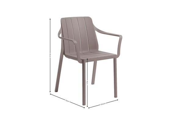 Dining tuinstoel Tiberina | Tortora | Kunststof