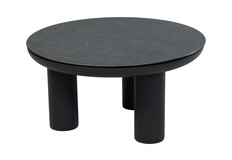 Loungetafel Capri 60øcm | Matt Black