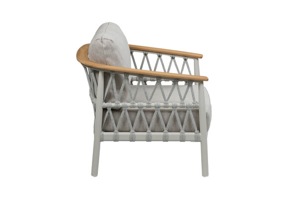 Loungestoel Capri | Naturel & Cream