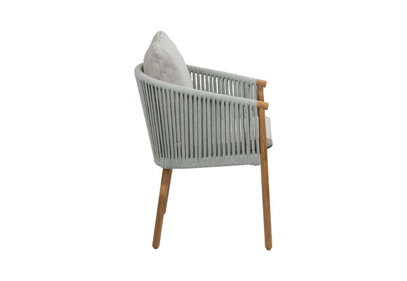 Dining tuinstoel Es Vedra | Teakhout & Cream