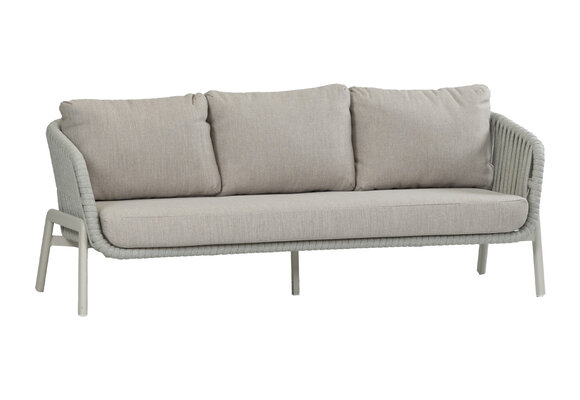 Loungebank Porto | 3-persoons | Naturel & Cream