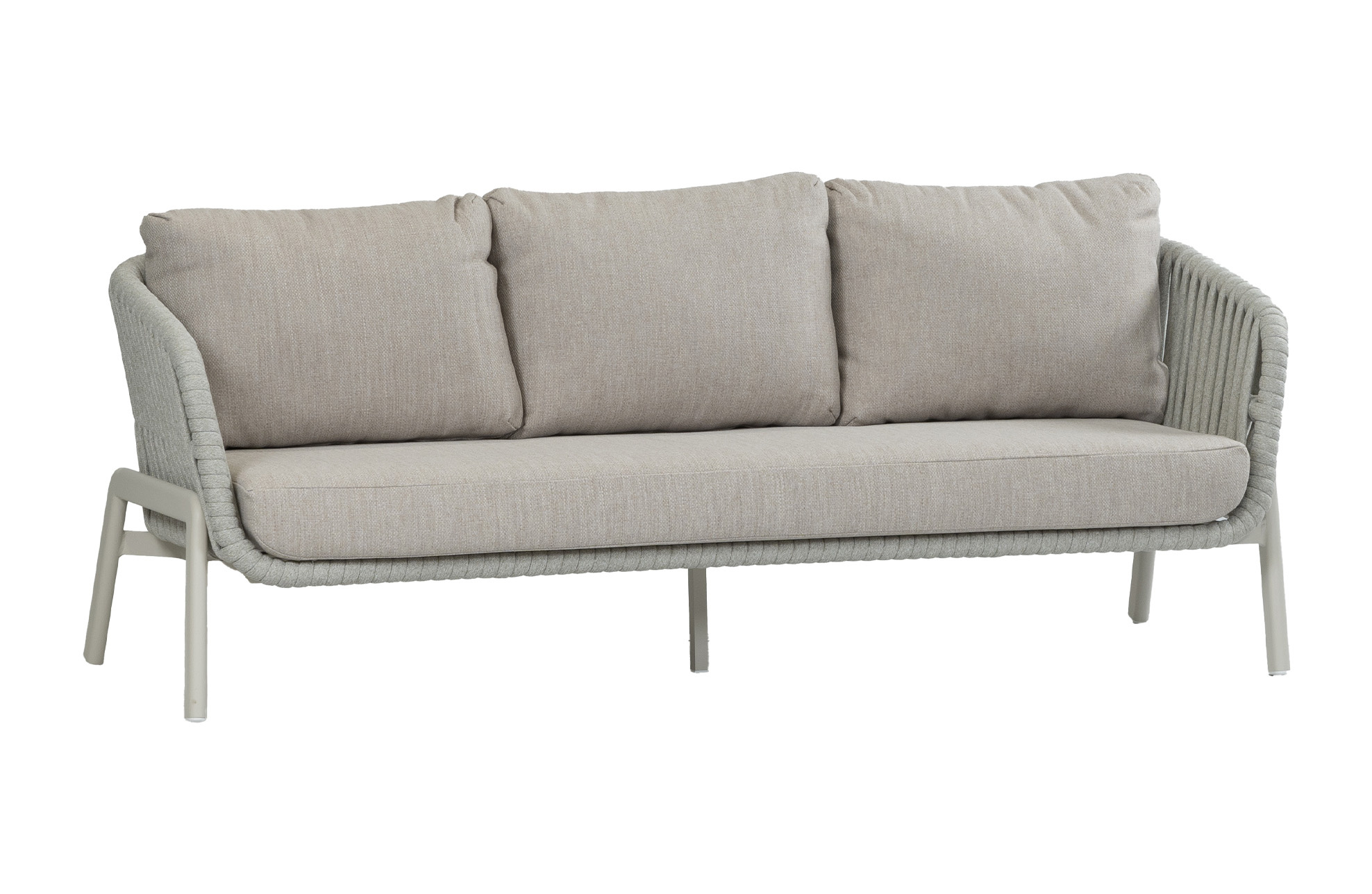 Normin Loungebank Porto | 3-persoons | Naturel & Cream