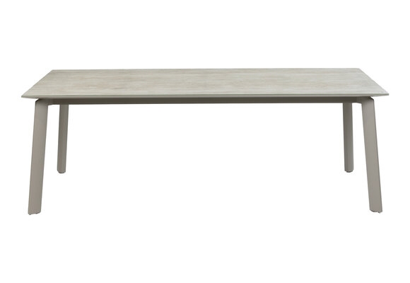 Tuintafel Malta 220x100cm | Champagne | Keramiek