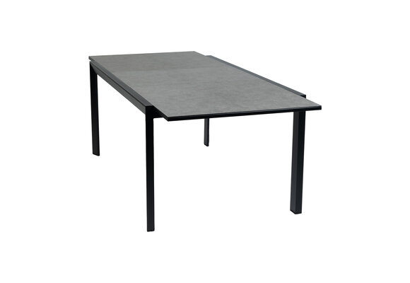 Tuintafel Mallorca | Uitschuifbaar 180/240 cm x 100 cm | Black | Keramiek