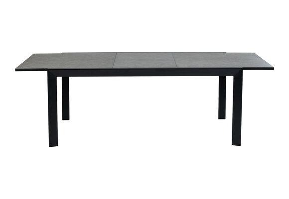 Tuintafel Mallorca | Uitschuifbaar 180/240 cm x 100 cm | Black | Keramiek