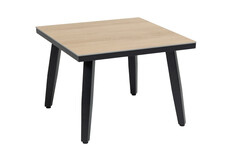 Bijzettafel Mykonos 55x55cm | Aluminium & Kunststof