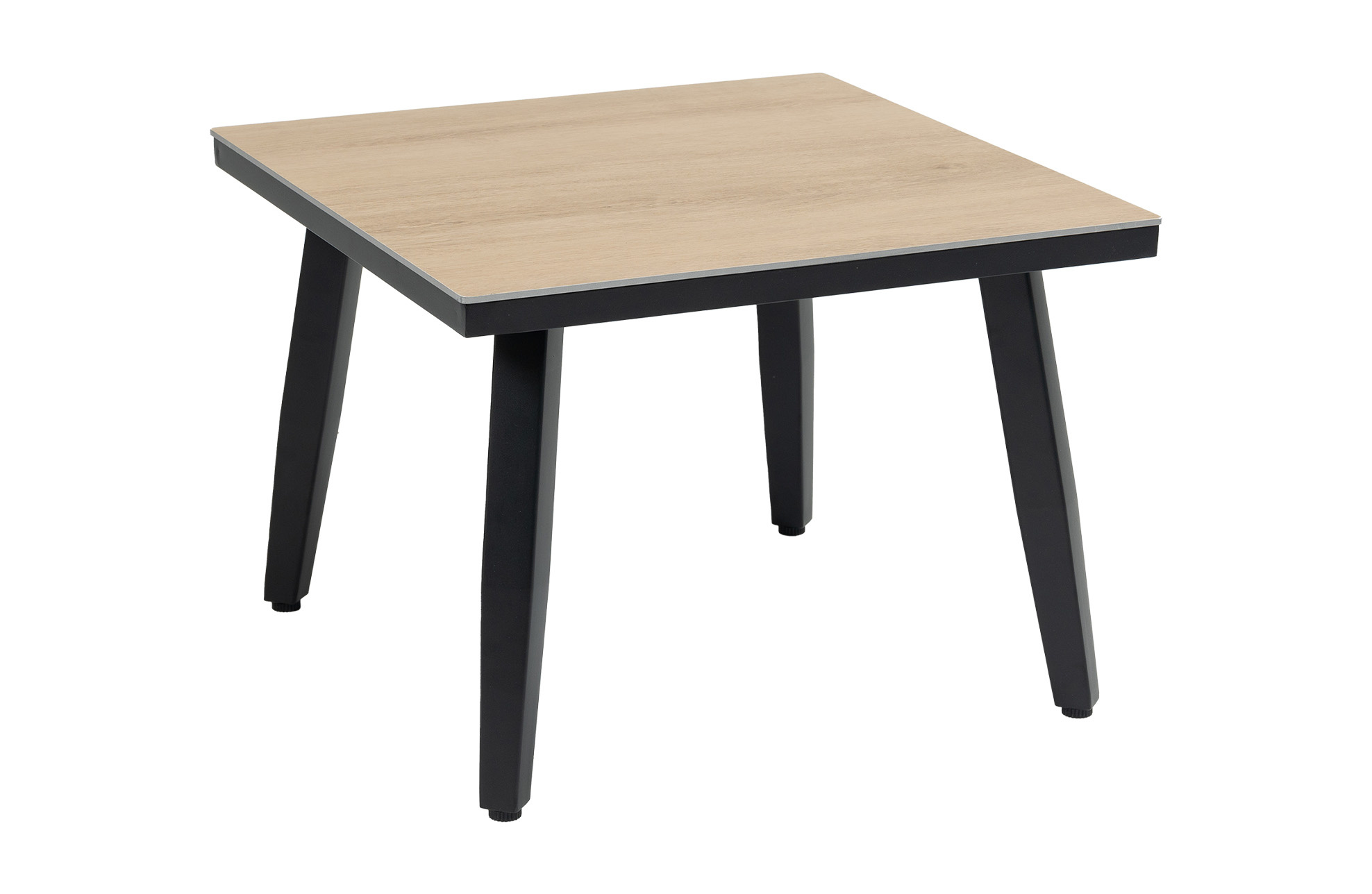 Normin Bijzettafel Mykonos 55x55cm | Wood | Aluminium & Kunststof | Normin