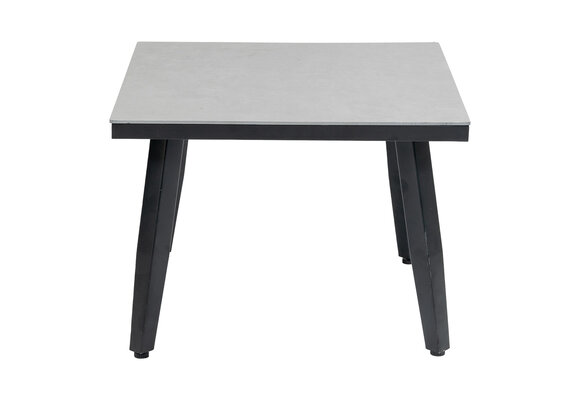 Bijzettafel Mykonos 55x55cm | Beton | Aluminium & Kunststof | Normin