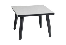 Bijzettafel Mykonos 55x55cm | Aluminium & Kunststof