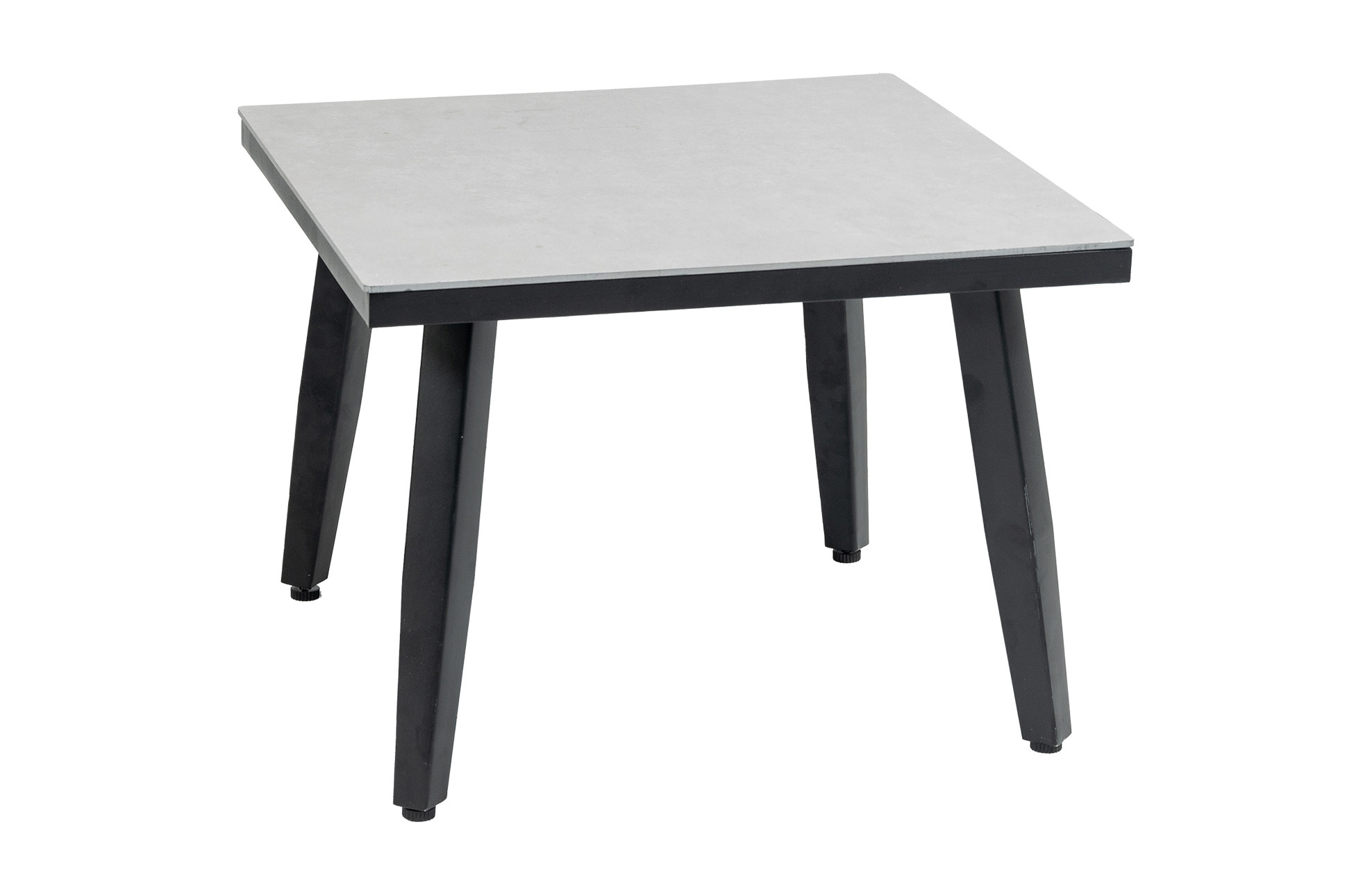 Normin Bijzettafel Mykonos 55x55cm | Beton | Aluminium & Kunststof | Normin