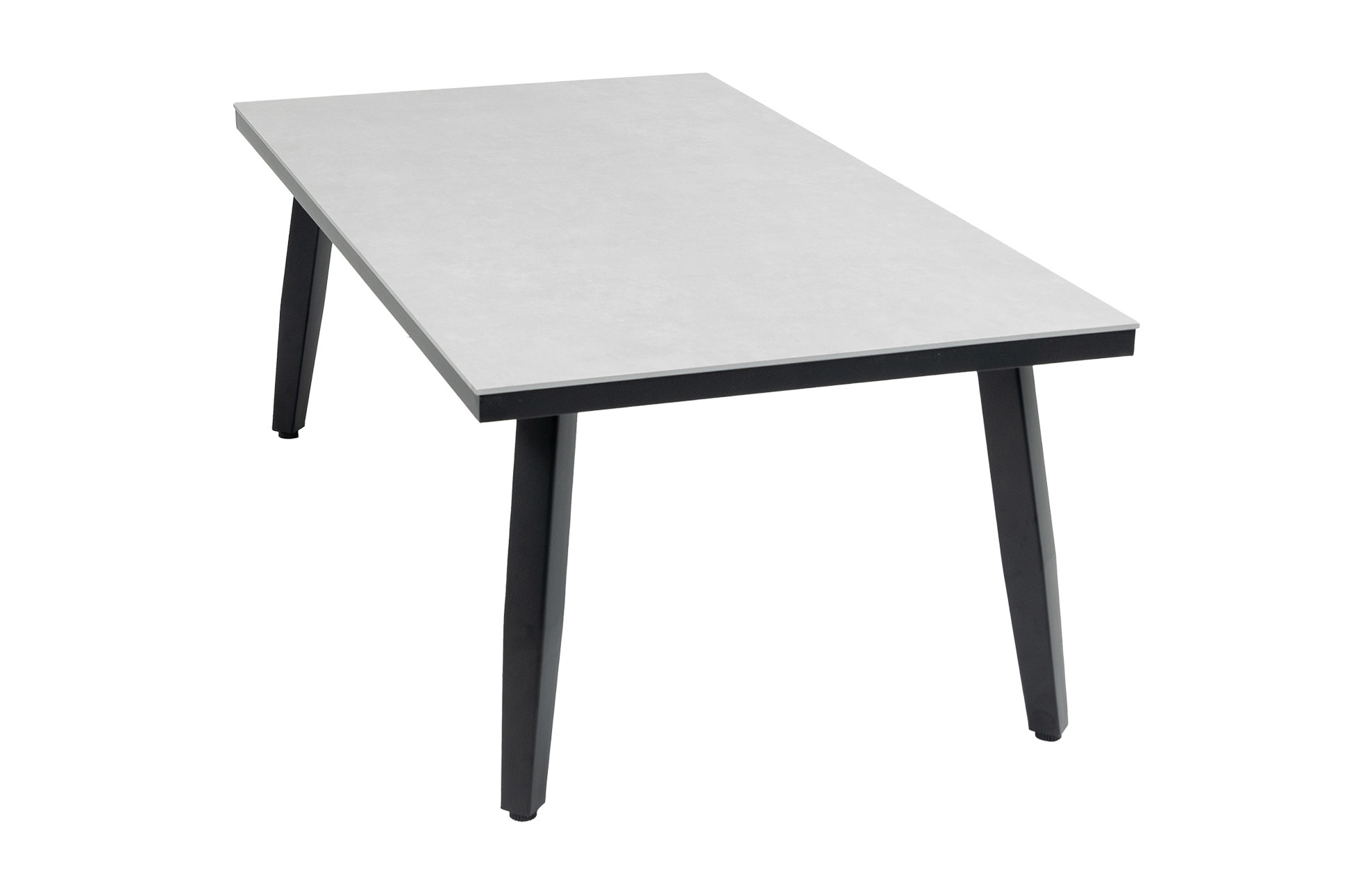 Normin Bijzettafel Mykonos 105x58cm | Beton | Aluminium & Kunststof | Normin