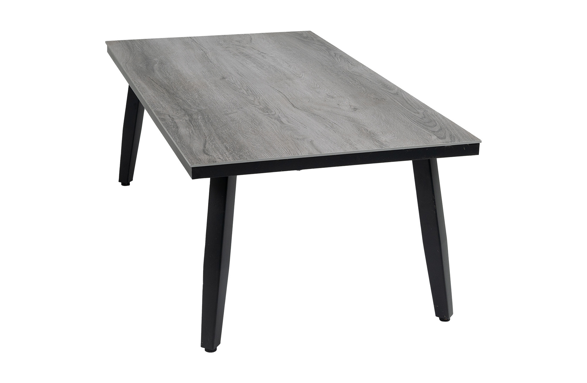 Normin Bijzettafel Mykonos 105x58cm | Grey | Aluminium & Kunststof | Normin