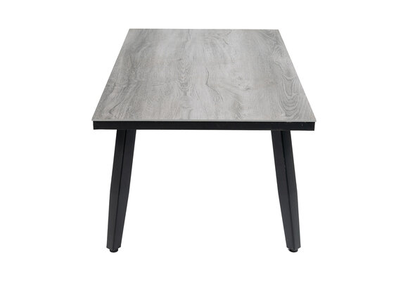 Bijzettafel Mykonos 105x58cm | Grey | Aluminium & Kunststof | Normin