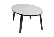 Bijzettafel Mykonos Ovaal 120x75cm  | Aluminium & Kunststof