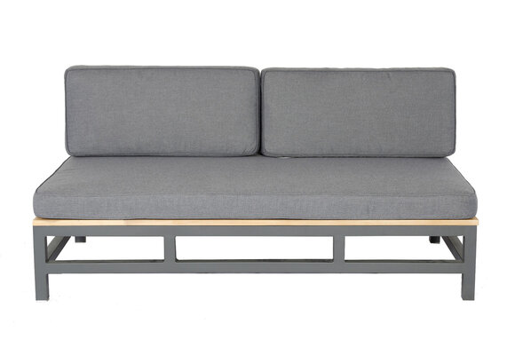 6-Delige loungeset Betis | Grijs | Acacia en Aluminium | Eurofar