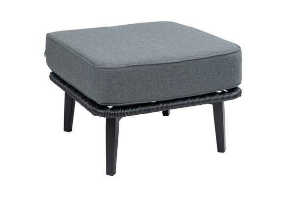 Hocker Isabel | Black/Black | Rope