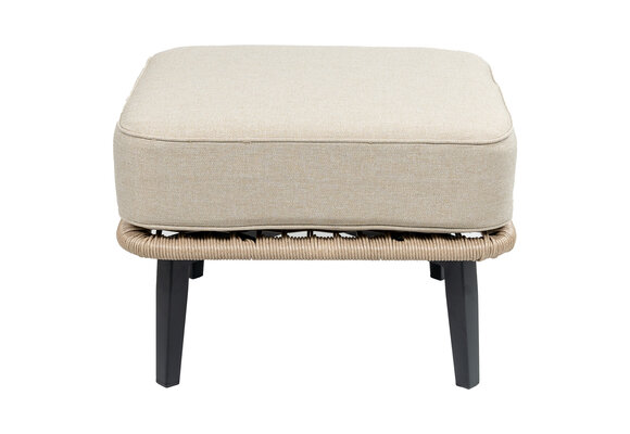 Hocker Isabel | Sand/Black | Rope