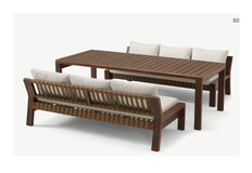 Tuinset Zambra | 3-delig | Olive Green | Acacia & Rope | Eurofar