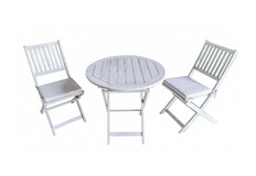 Bistroset Ravello | 3-delig | | Fossil Grey | Acacia | Eurofar