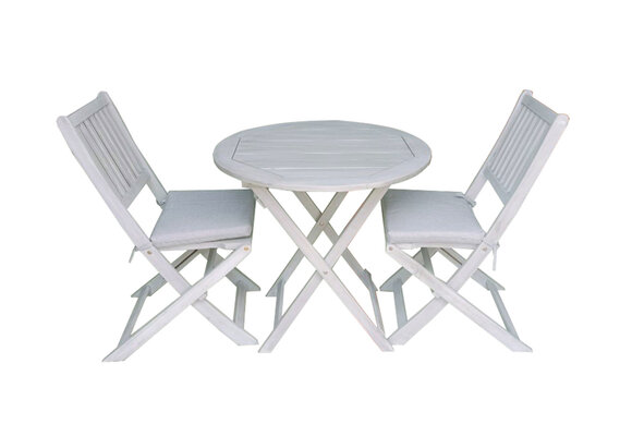 Bistroset Ravello | 3-delig | | Fossil Grey | Acacia | Eurofar