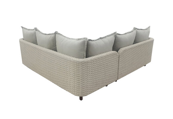 Hoek Loungebank Nayan | Off White | Rope | Eurofar