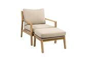 Felline loungestoel + Hocker Felline