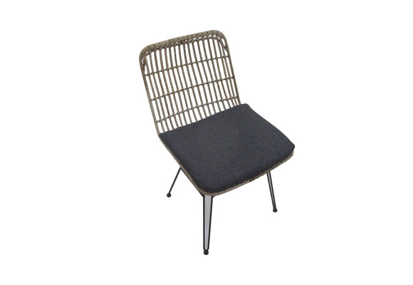 Tuinstoel Flamingo | Black | Bamboe & Wicker | Eurofar