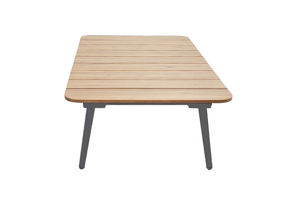 Stoel-Bank Loungeset Reims | 4-delig | Light Grey | Acacia & Rope | Eurofar