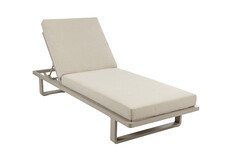 Ligbed Sint Maarten | met kussen | Aluminium & Textileen