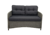 Loungebank Leone | 2-persoons | Graphite | Wicker | Eurofar