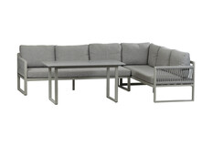 Hoek Lounge Dining set Reims | Rechts | Sand