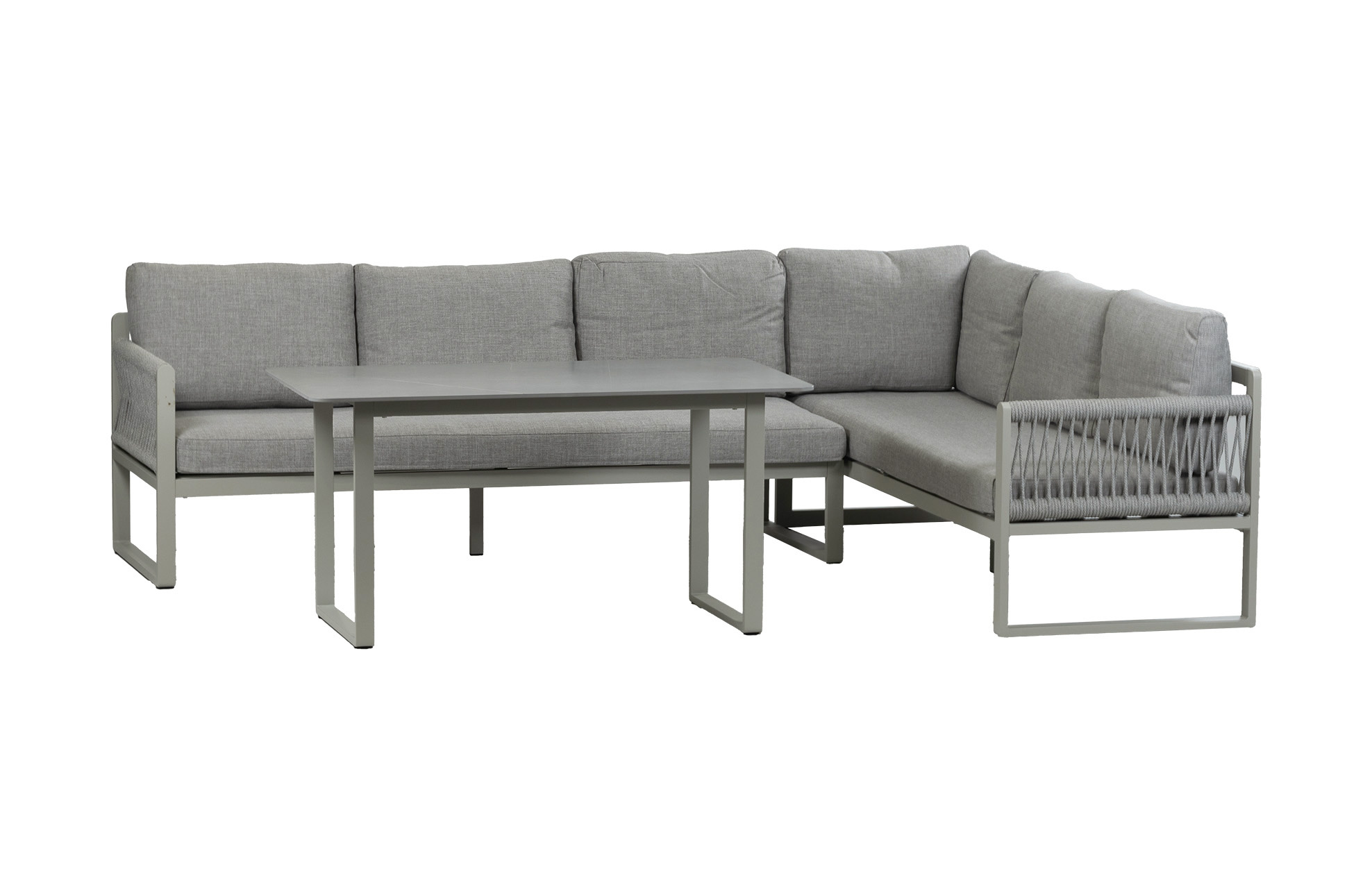 Normin Hoek Lounge Dining set Reims | Rechts | Sand & Off Sand