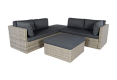 Hoek Loungeset Almadia | Naturel Kobo Grey | Wicker | | Eurofar