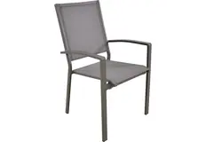 Stapelbare tuinstoel Mojito Pardo | Grey | Lesli Living