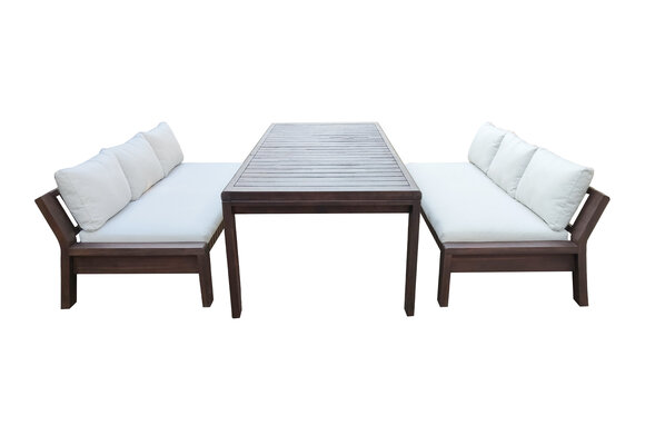 Tuinset Zambra | 3-delig | Olive Green | Acacia & Rope | Eurofar