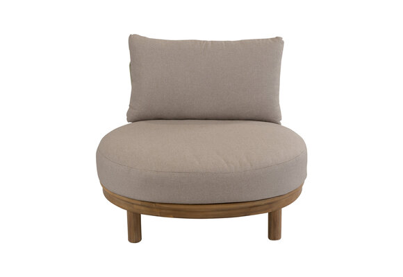 Loungestoel Cancun | Acacia Teaklook & Sand