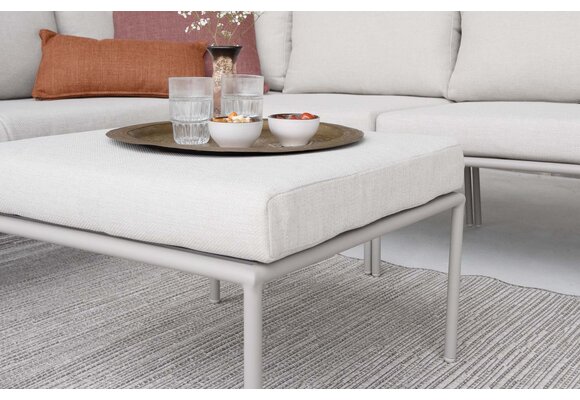 Hoek Loungebank Elvira | Camel & Beige