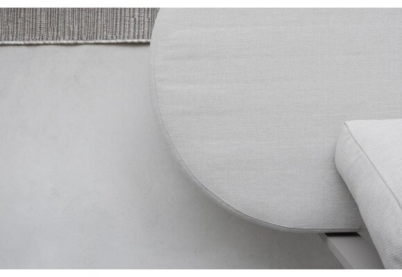 Ovale bankdeel Tulum | Camel & Beige