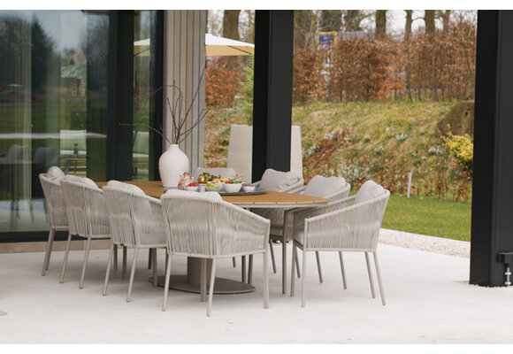 Tuintafel Tower 260cm | Camel & Tecon Teak