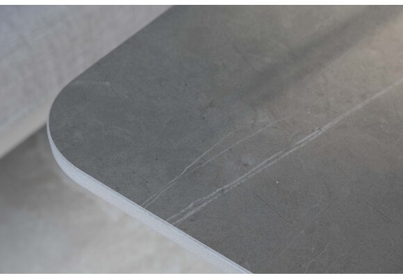 Hoek Lounge Dining bank Reims | Rechts | Black & Off Sand