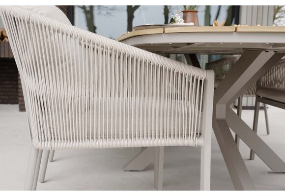 Stapelbare tuinstoel Elvira | Camel & Beige