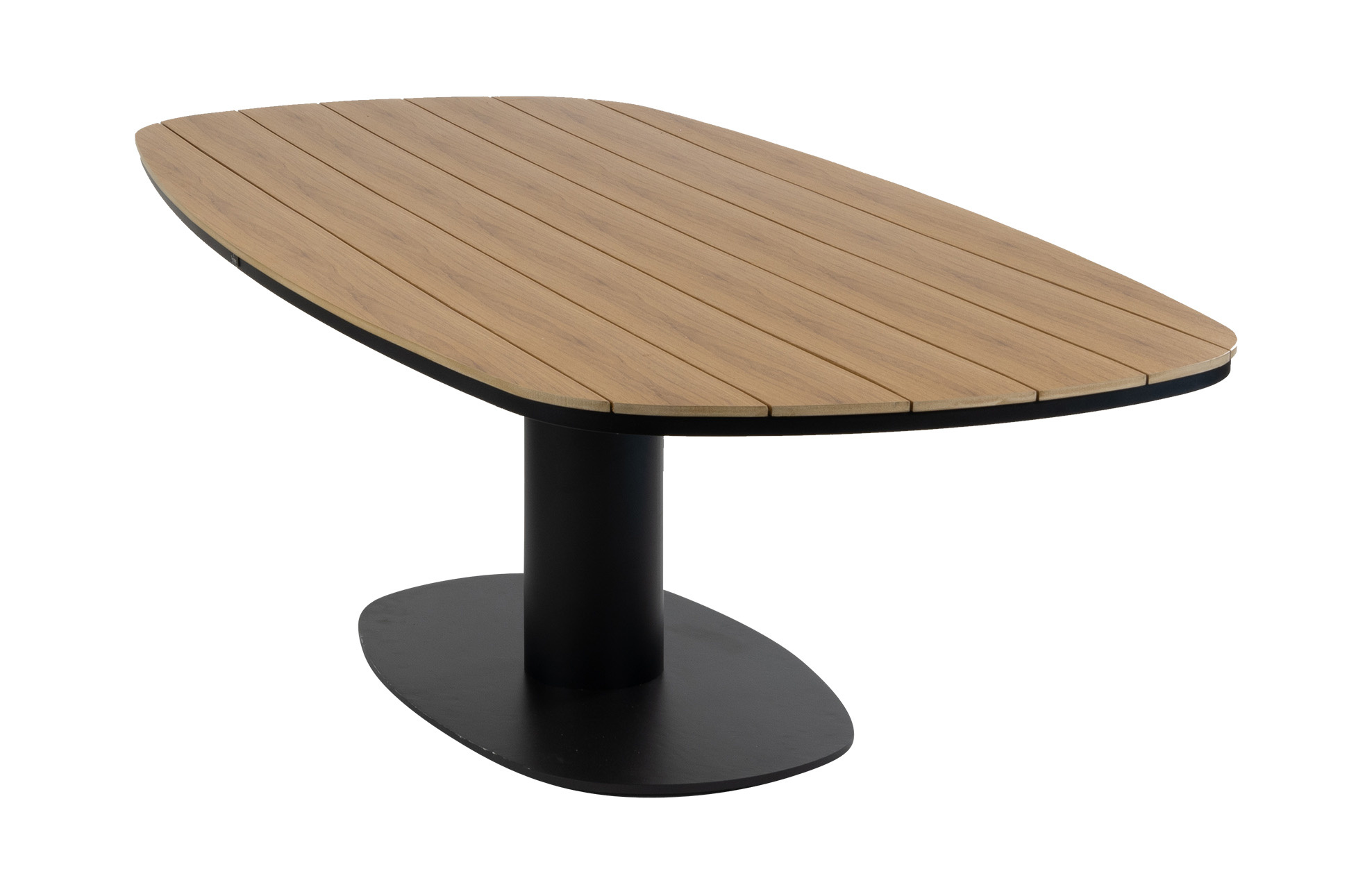 Normin Tuintafel Tower 260cm | Black & Tecon Teak