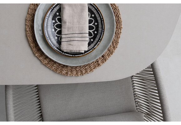 Tuintafel Malaga 280x115 cm | Black & Cerra Vetro