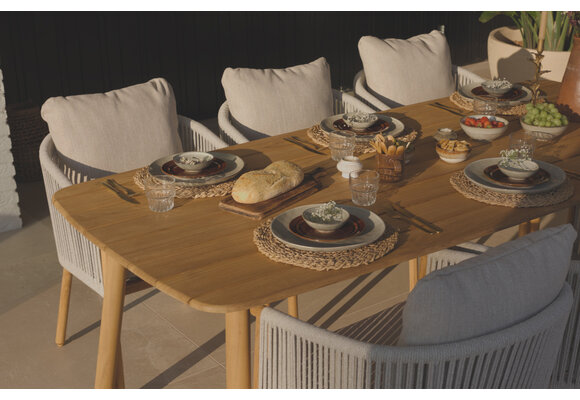 Tuintafel Es Vedra 220x100cm | Teakhout