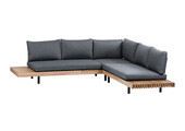 Hoek Loungeset Lissabon | Acacia Teaklook & Antraciet