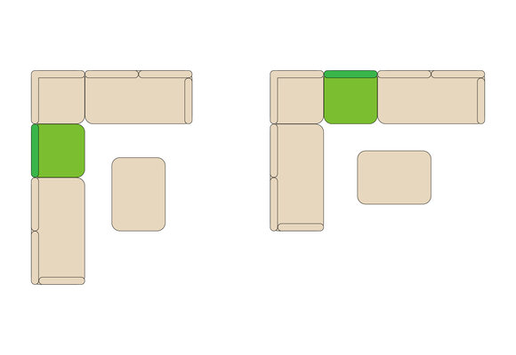 Middenelement Tulum | Camel & Beige