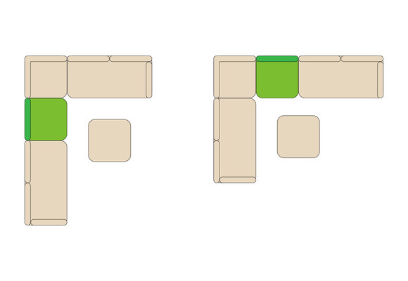 Hoedspruit element met 1 leuning