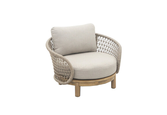 4-Delige Loungeset Maka | Acacia Teaklook & Sand