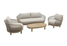 4-Delige Loungeset Maka | Acacia Teaklook