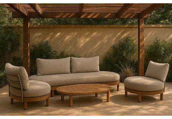 4-Delige Loungeset Cancun | Acacia Teaklook